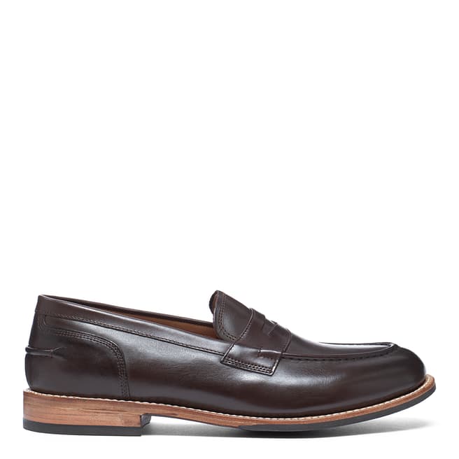Grenson Brown Maxwell Handpainted Formal Shoes