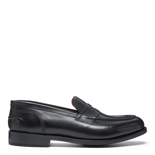 Grenson Black Maxwell Leather Formal Shoes