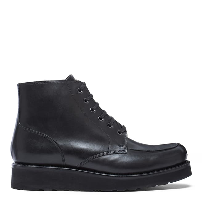 Grenson Black Buster Leather Boots