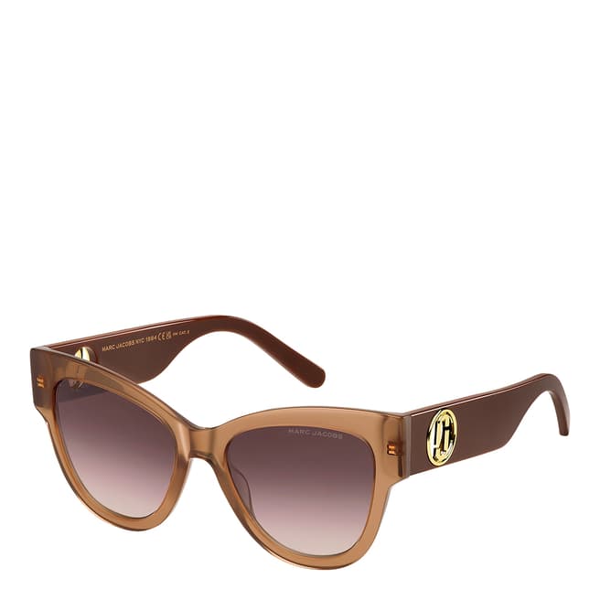 Marc Jacobs Brown Shaded Cat Eye Sunglasses
