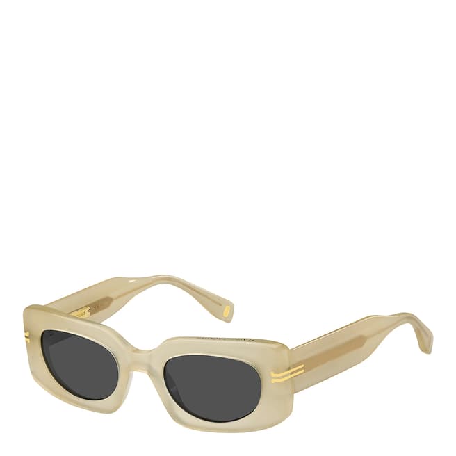 Marc Jacobs Yellow Rectangular Sunglasses
