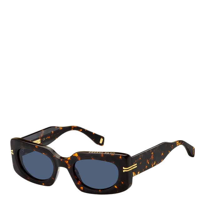 Marc Jacobs Havana Rectangular Sunglasses