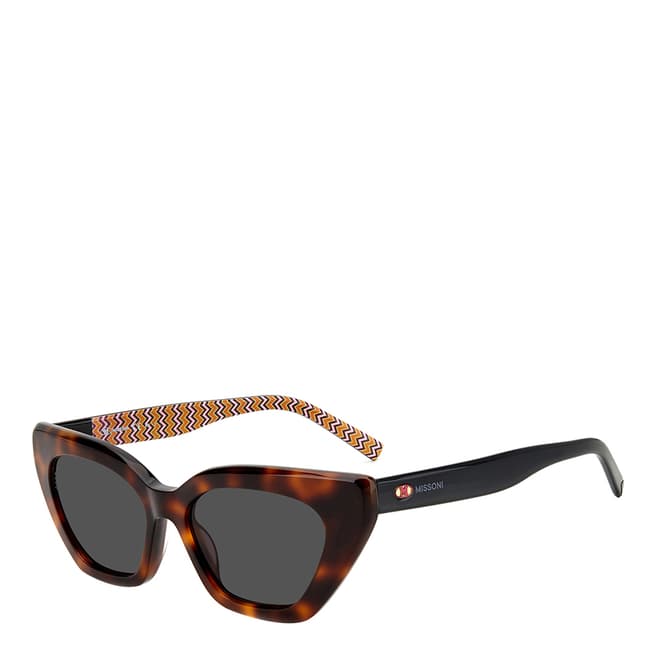 Missoni Havana Grey Rectangular Sunglasses
