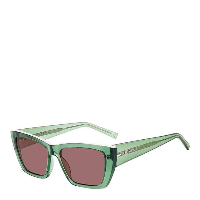 Missoni Green Cat Eye Sunglasses