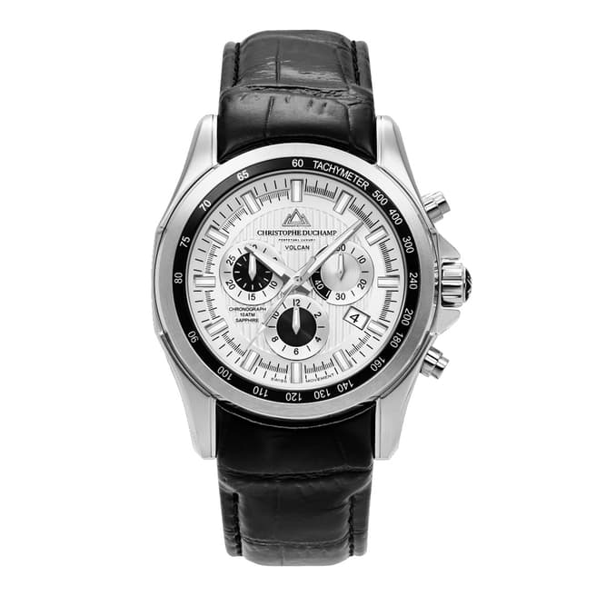 Christophe-Duchamp Men's Black Volcan Watch
