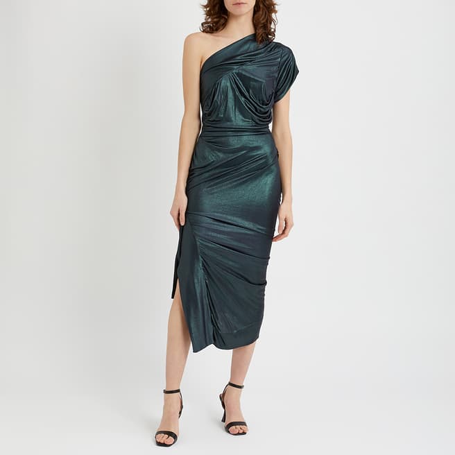 Vivienne Westwood Teal Andalouse Shimmer Dress