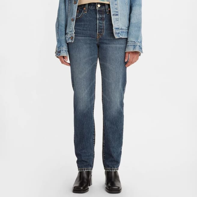Levi's Mid Blue 501® Straight Jeans
