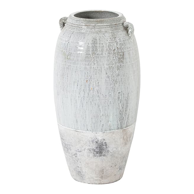 Hill Interiors Large Ceramic Dipped Amphora Vase