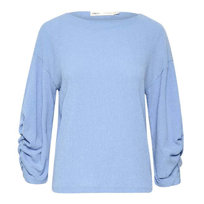 Inwear Light Blue Rouched Sweatshirt