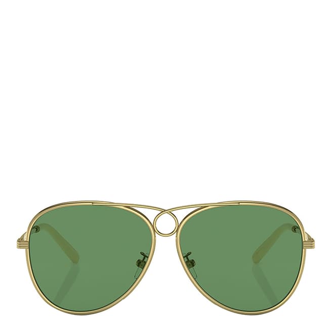 Tory Burch Men's Gold Tory Burch Sunglasses 59mm
