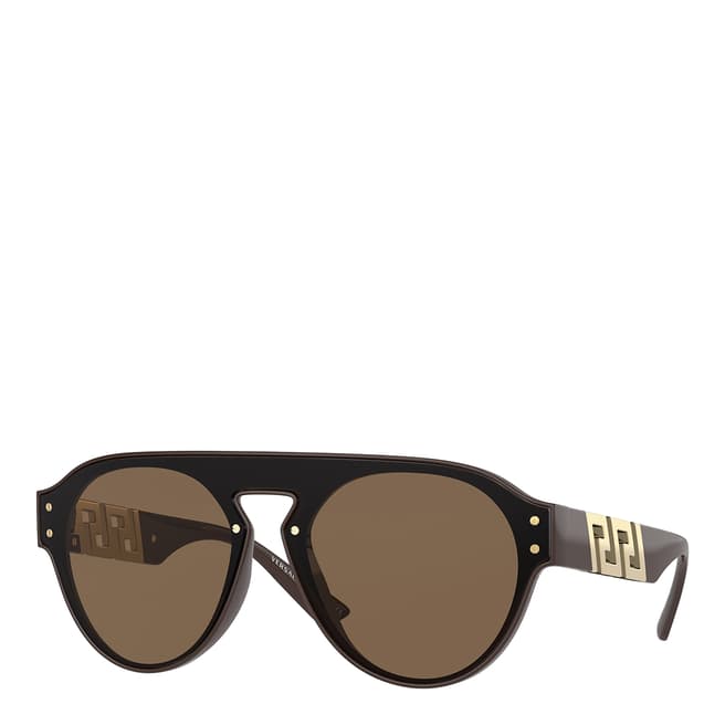 Versace Men's Brown Versace Sunglasses 44mm 