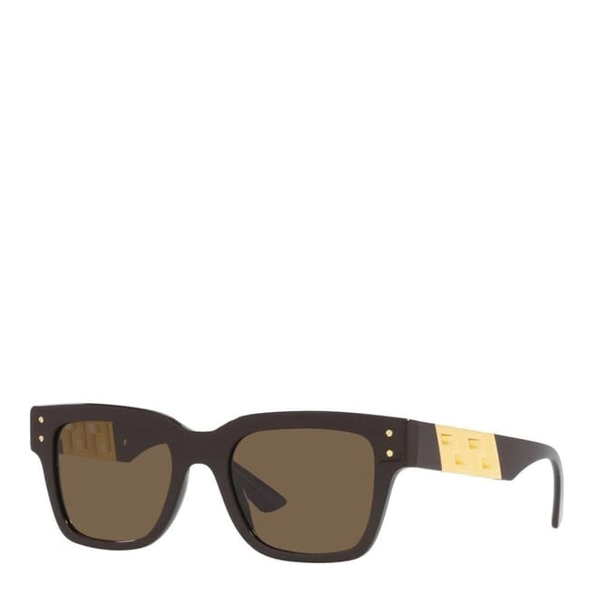 Versace Men's Brown Versace Sunglasses 52mm 