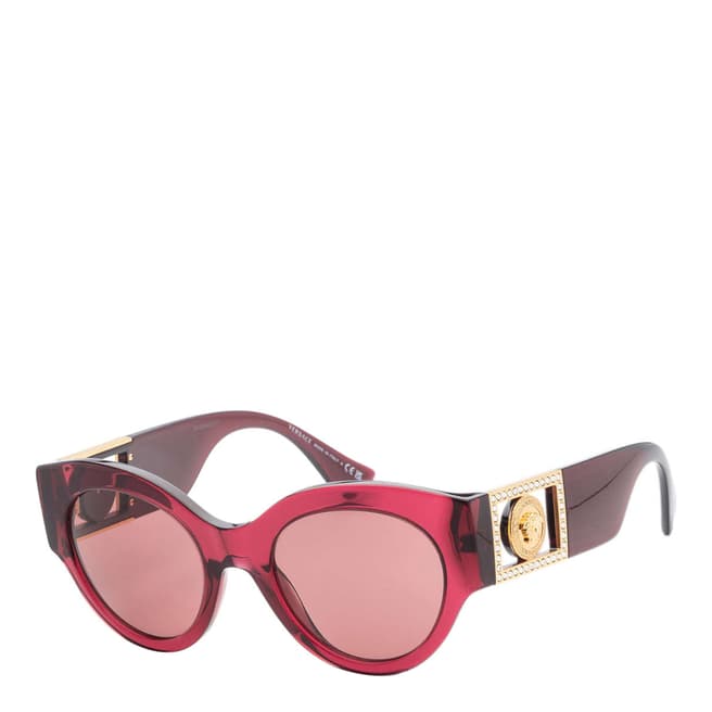 Versace Women's Red Versace Sunglasses 52mm 