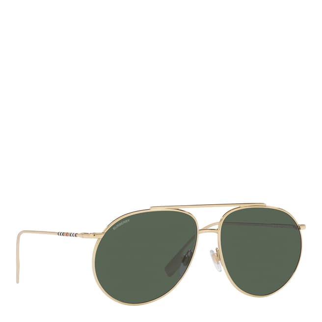 Burberry Women's Gold Burberry Sunglasses 62mm 
