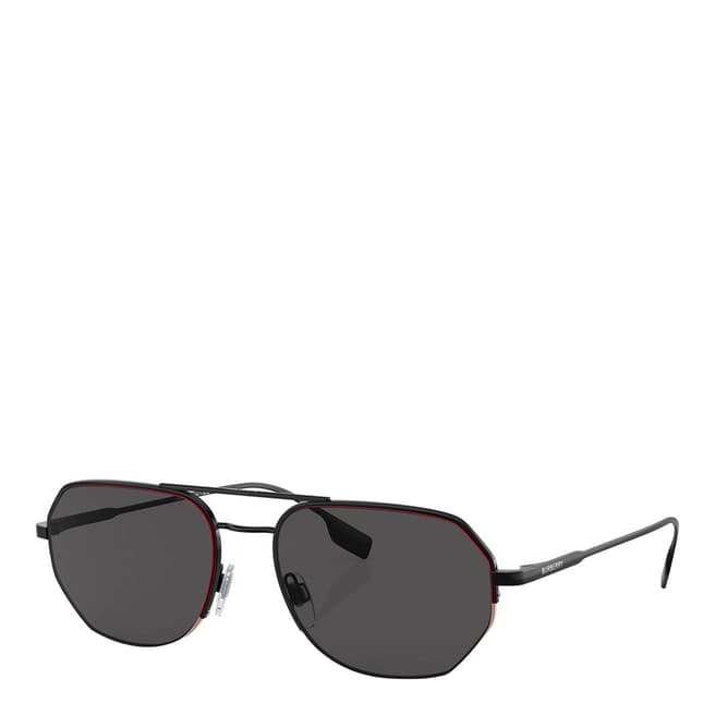 Burberry Men's Black Burberry Sunglasses 57mm 