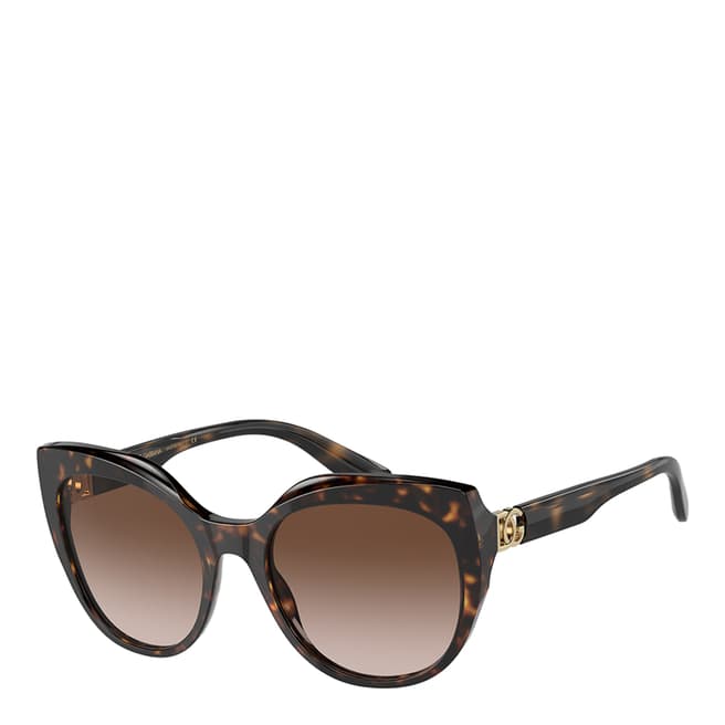 Dolce & Gabbana Women's Brown Dolce & Gabanna Sunglasses 56mm