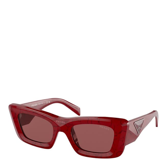 Prada Women's Red Prada Sunglasses 50mm