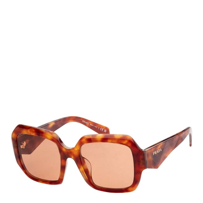 Prada Women's Brown Prada Sunglasses 54mm 