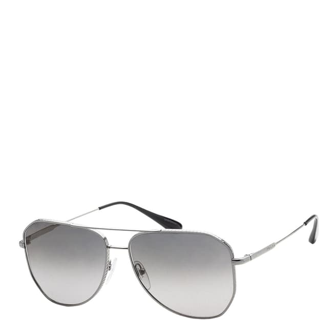 Prada Men's Silver Prada Sunglasses 61mm