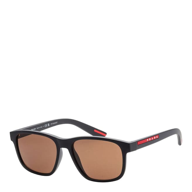 Prada Men's Black Prada Sunglasses 56mm 