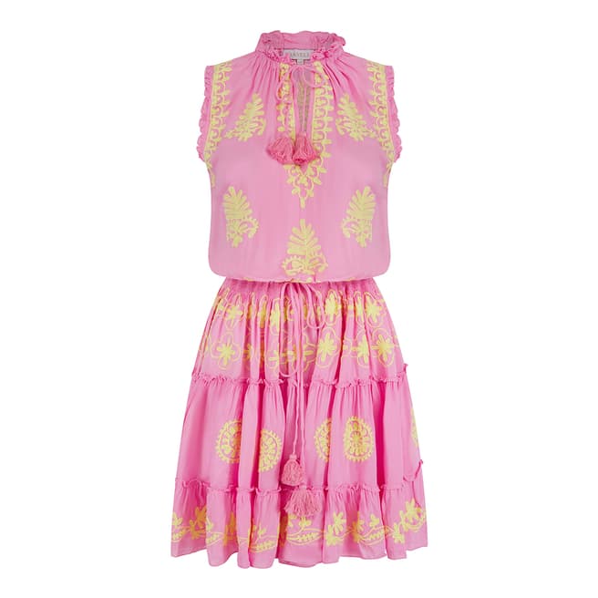 Pranella Pink Celon Mini Dress