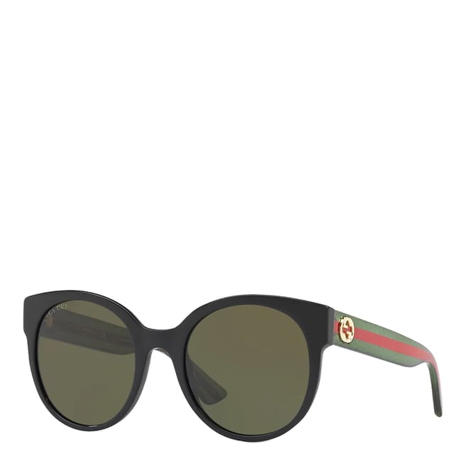 Gucci Women's Black Gucci Sunglasses 54mm