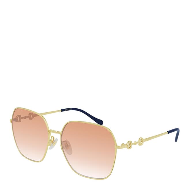 Gucci Women's Gold Gucci Sunglasses 60mm