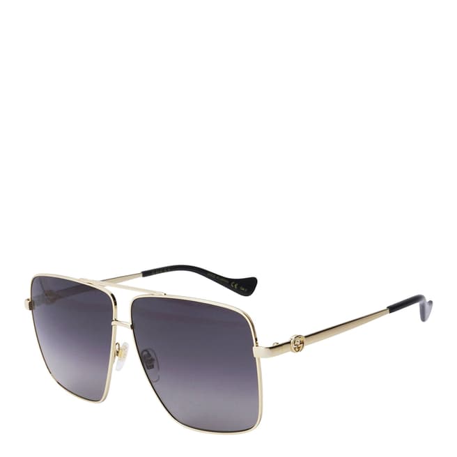 Gucci Women's Gold Gucci Sunglasses 52mm
