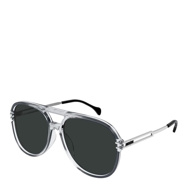 Gucci Men's Grey Gucci Sunglasses 57mm