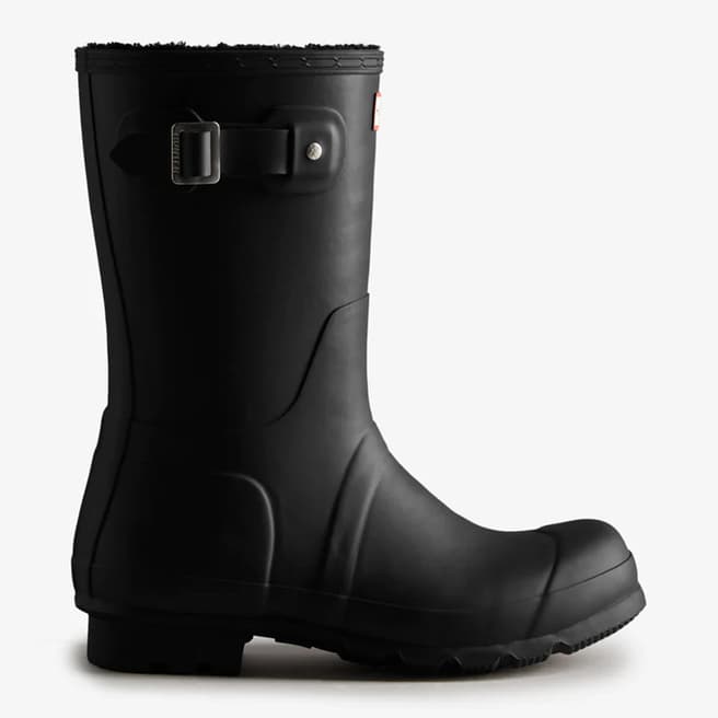 Hunter Men's Black Insulated Short Boot