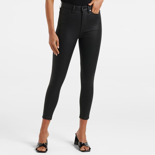 Forever New Black Bella Cropped High Rise Skinny Jean