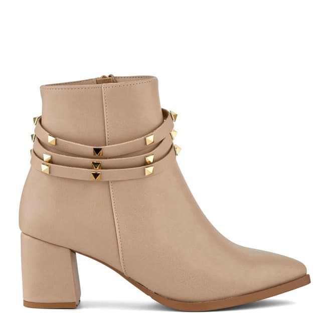 Triple Sun Ivory Ankle Boot