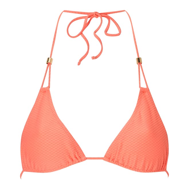 Heidi Klein Coral Double String Bikini Top