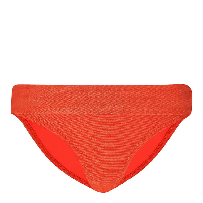 Heidi Klein Red Fold Over Bikini Bottom