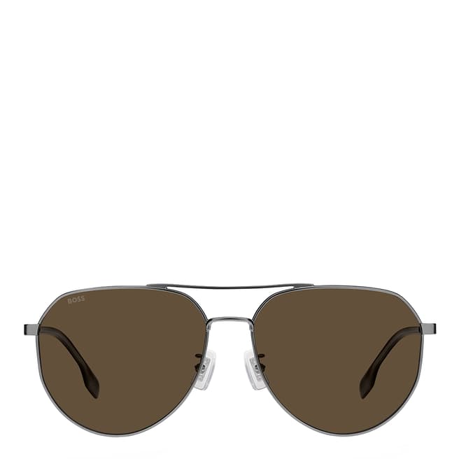 Hugo Boss Matte Dark Ruthenium Pilot  Sunglasses Frames