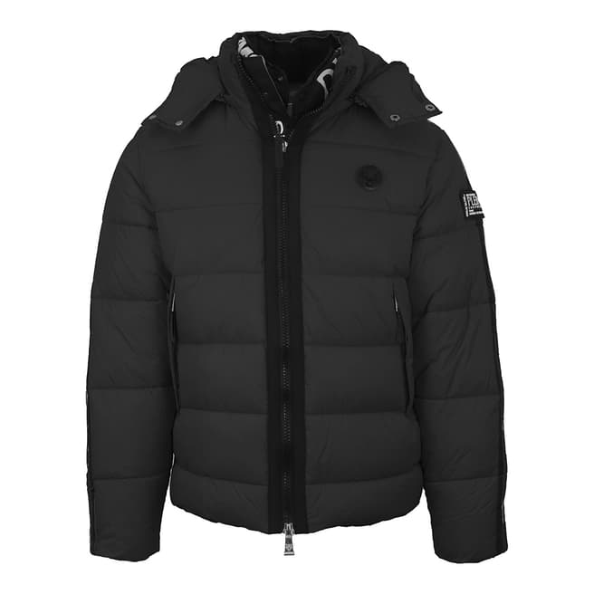 Philipp Plein Black Insulated Lightweight Jacket