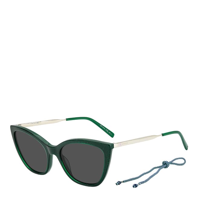 Missoni Green Rectangular Sunglasses