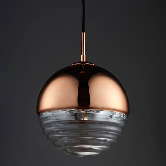 Gallery Living Melu Pendant, Light Copper