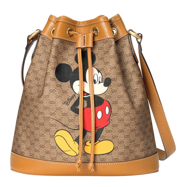 Gucci Gucci X Disney GG Supreme Canvas Bucket Bag