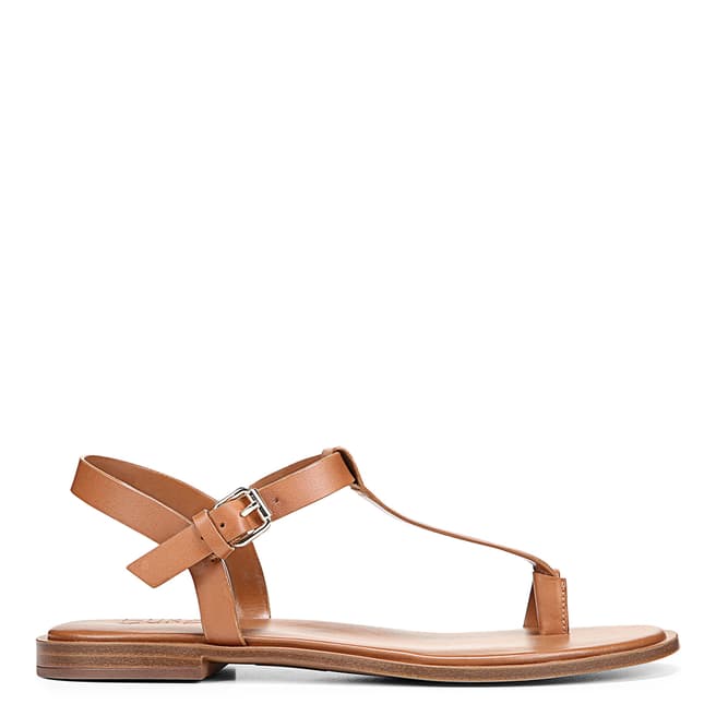 Naturalizer Brown Fifi Leather Flat Sandals