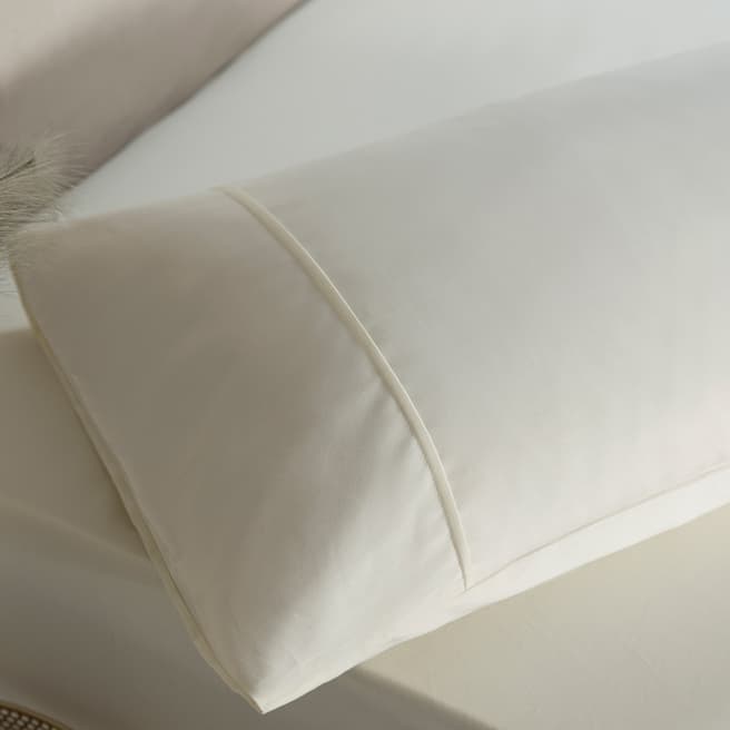 Belledorm 800TC Cotton Sateen Housewife Pillowcase, White