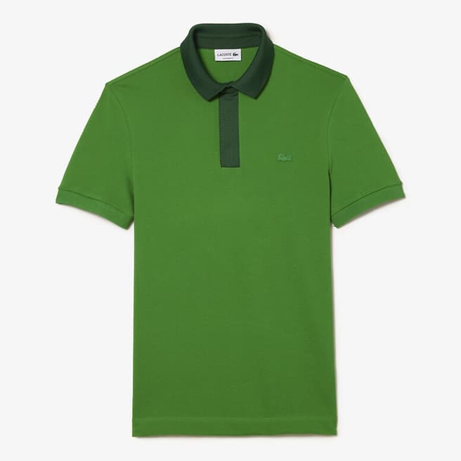 Lacoste Green Cotton Polo Shirt