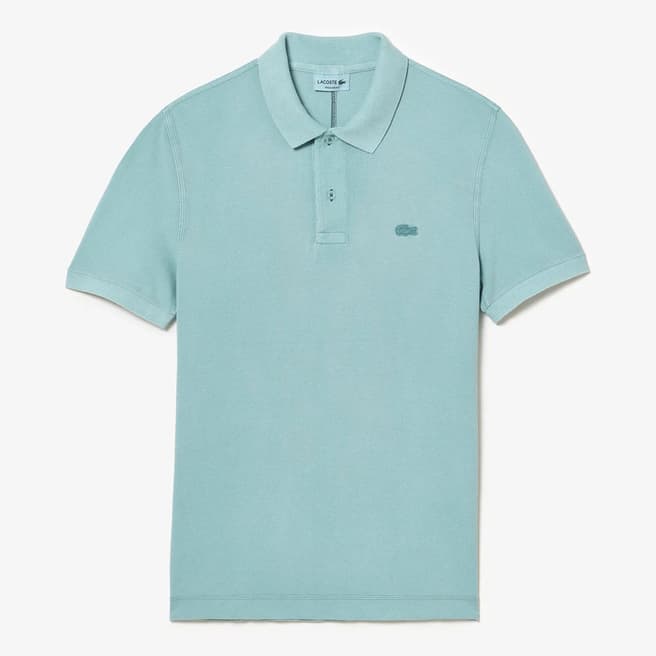 Lacoste Pale Blue Cotton Polo Shirt