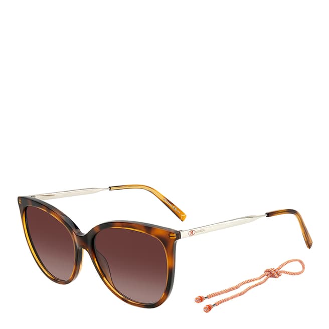 Missoni Havana Brown Shaded Square Sunglasses