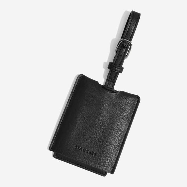 Stackers Black Luggage Tag