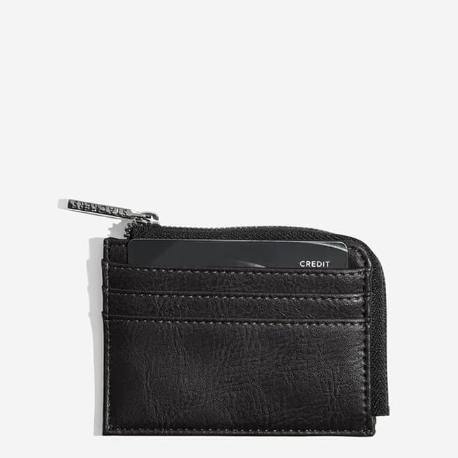 Stackers Black Zipped ID Case