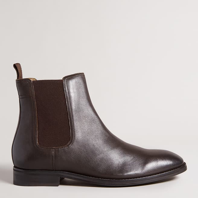 Ted Baker Brown Leather Maison Chelsea Boot