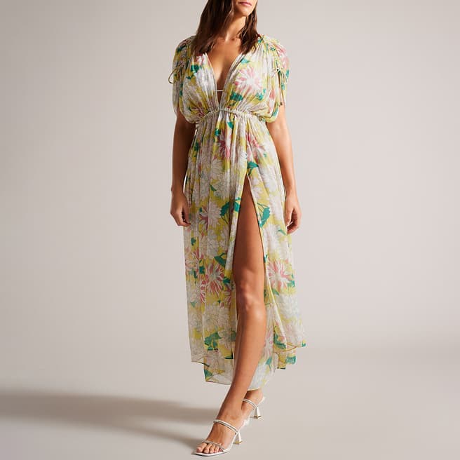 Ted Baker Yellow Maxi Cover Up 