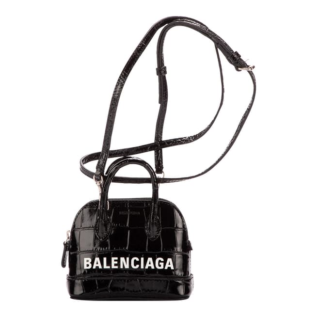 Vintage Balenciaga Black Ville Handbag