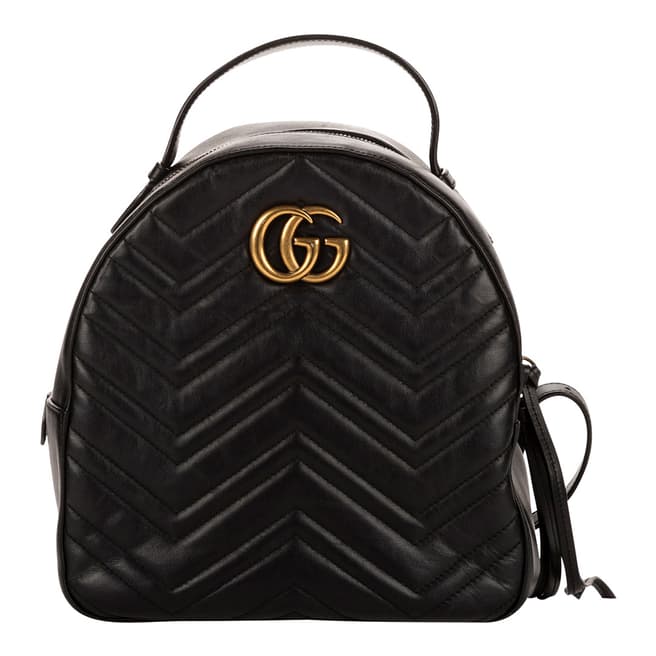 Vintage Gucci Black Marmont Backpack